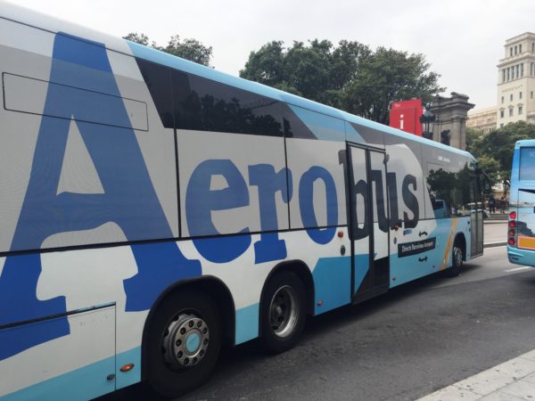 Aerobus Medio de transporte en Barcelona
